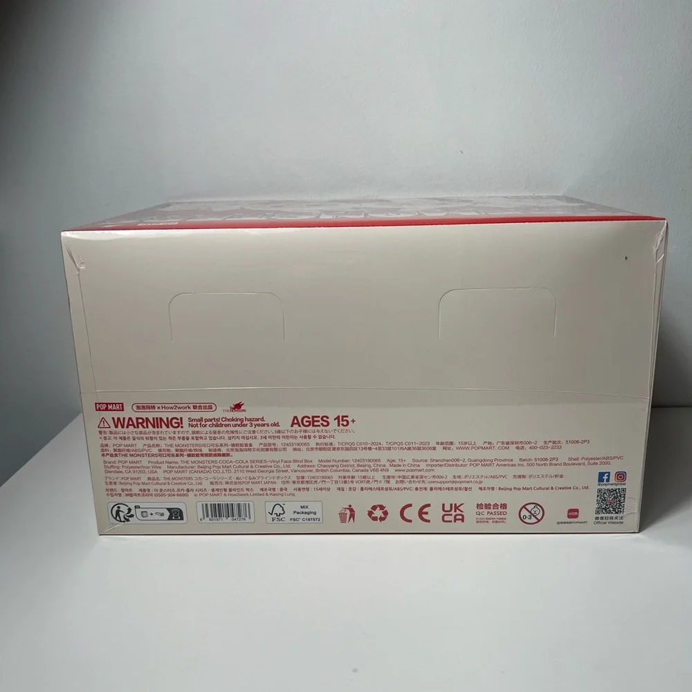 Pop Mart The Monsters Coca Cola Coke Labubu Vinyl Face Pendant Blind Box Set - Picture 12 of 16